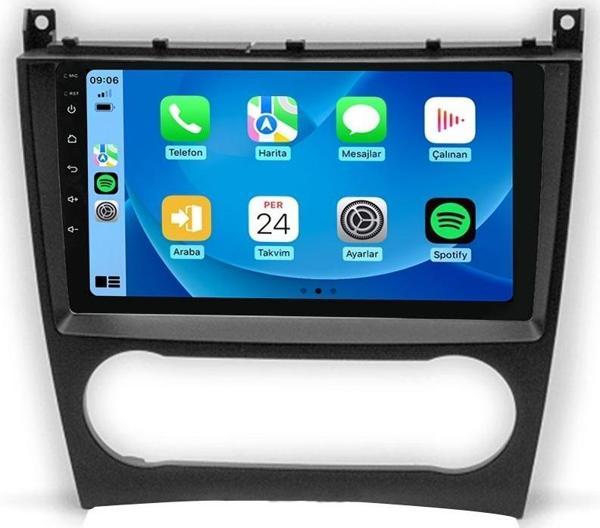 Maitech MTC-332 Serisi Mercedes C Class W203 W209 W463 2004-2012 Model Uyumlu 4GB Ram 32GB Hafıza Carplay Android Auto Destekli Multimedya Navigasyonlu Teyp - Image 1