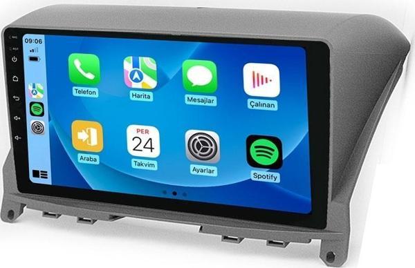 Maitech MTC-332 Serisi Mercedes C Class W204 2008-2010 Model Uyumlu 4GB Ram 32GB Hafıza Carplay Android Auto Destekli Multimedya Navigasyonlu Teyp - Image 1