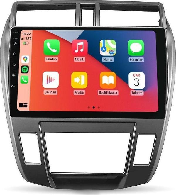 Maitech MTC-432 Serisi Honda City 2009-2011 Model Uyumlu 4GB Ram 64GB Hafıza Carplay Android Auto Destekli Multimedya Navigasyonlu Teyp - Image 1