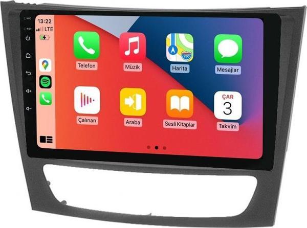 Maitech MTC-432 Serisi Mercedes Benz E Class CLS Class 2002-2009 Model Uyumlu 4GB Ram 64GB Hafıza Carplay Android Auto Destekli Multimedya Navigasyonlu Teyp - Image 1