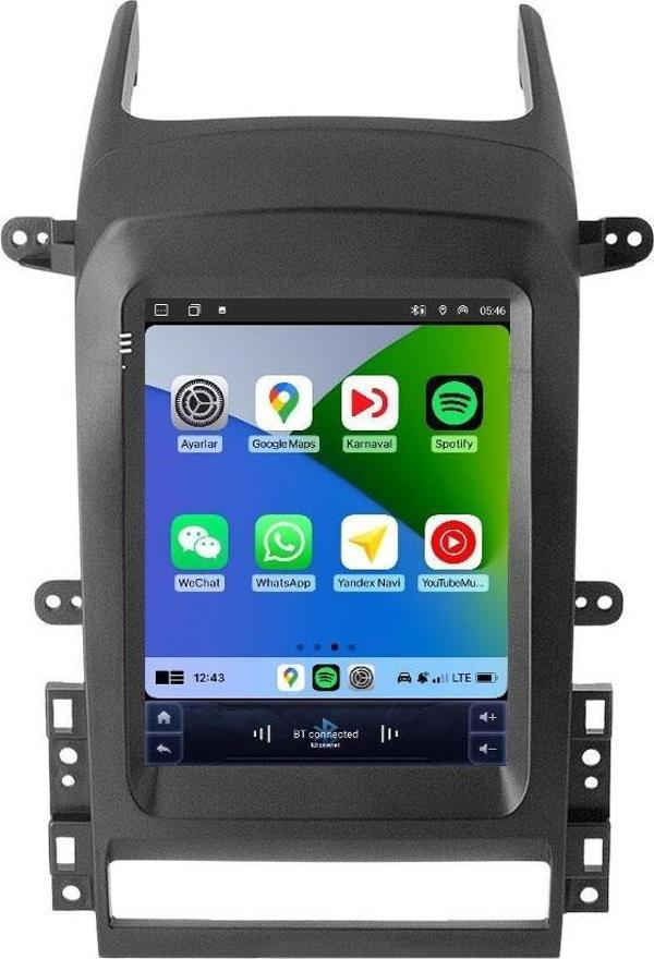 Maitech MTC-980 TS Chevrolet Captiva Tesla Ekran 2007-2011 Model Uyumlu 4GB RAM 32GB HAFIZA Carplay Android Auto Destekli Multimedya Android Navigasyonlu Teyp
 - Image 1