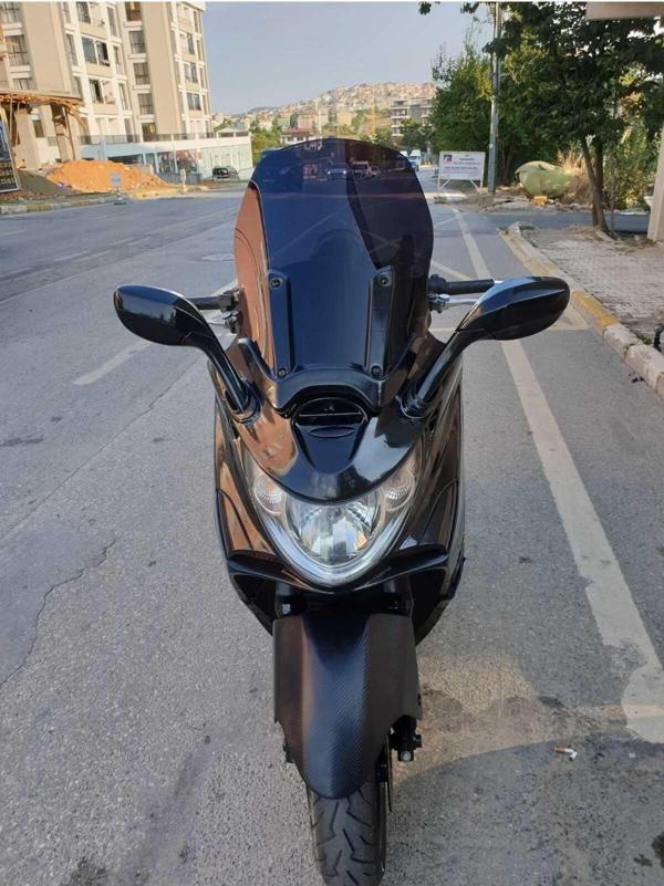 Kymco Xciting 250 500 İ Siperlik Ön Cam 2008 2012 Model 62cm Siyah Renkli 4mm - Image 1