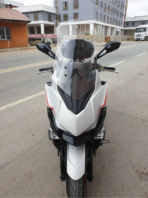 Kymco Xciting VS 400 Siperlik Ön Cam 2023 2024 Model 66cm Şeffaf Renkli 4mm - Image 1