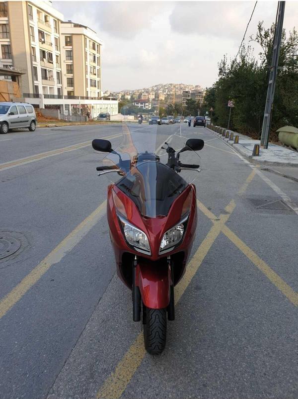 Honda Forza300 Siperlik Ön Cam 2014-2017 Elcikli 78cm şeffaf Renkli 4mm UZUN CAM - Image 1