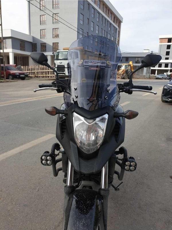Honda Nc 700 750 X Siperlik Ön Cam 2012 2015 Model 59cm Açıkfüme Renkli 4mm UZUN CAM - Image 1