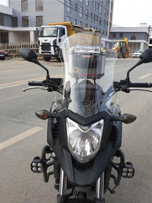 Honda Nc 700 750 X Siperlik Ön Cam 2012 2015 Model 59cm Şeffaf Renkli 4mm UZUN CAM - Image 1