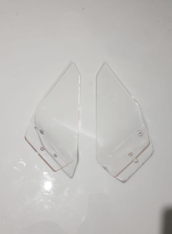 Bmw R1200 1250 GS 2013 2024 Model Yan Deflektör Böbrek Koruma Camı Rüzgarlık Şeffaf Renkli Çift - Image 1