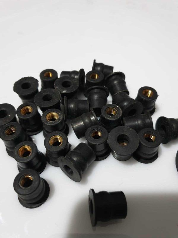 Motosiklet Siperlik Ön Cam Somunu ( M6 ) (2 Adet) 6x13x15mm - Image 1