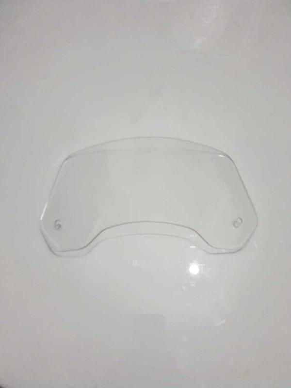 Rüzgar Saptırıcı Deflektör Camı 1 Delikli 35x18cm Şeffaf Renkli (SADECE CAM GÖNDERİLİR) - Image 1