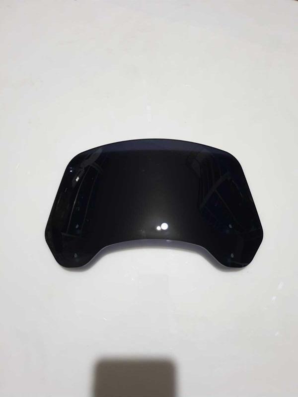 Rüzgar Saptırıcı Deflektör Camı 2 Delikli 3.5cm 32x15cm Siyah Renkli (SADECE CAM GÖNDERİLİR) - Image 1