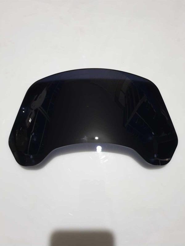 Rüzgar Saptırıcı Deflektör Camı 2 Delikli 3.5cm 35x12cm Siyah Renkli (SADECE CAM GÖNDERİLİR) - Image 1