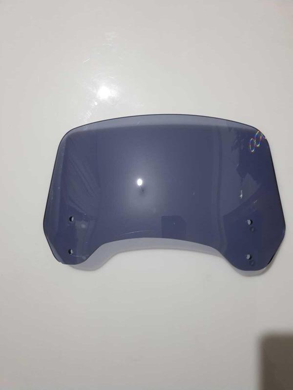 Rüzgar Saptırıcı Deflektör Camı 2 Delikli 4cm 35x12cm Açıkfüme Renkli (SADECE CAM GÖNDERİLİR) - Image 1