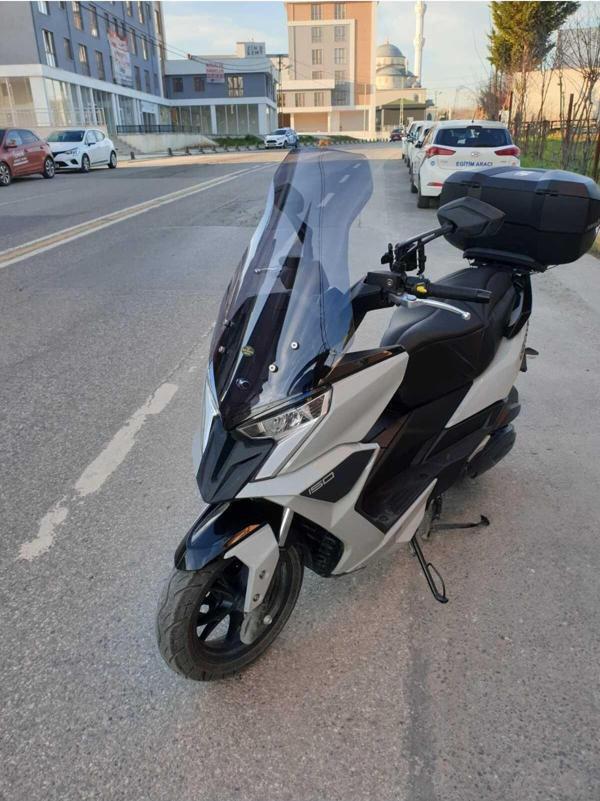 Kymco Dink R 150 Siperlik Ön Cam 2023 2024 Model 68cm Açıkfüme Renkli 4mm - Image 1
