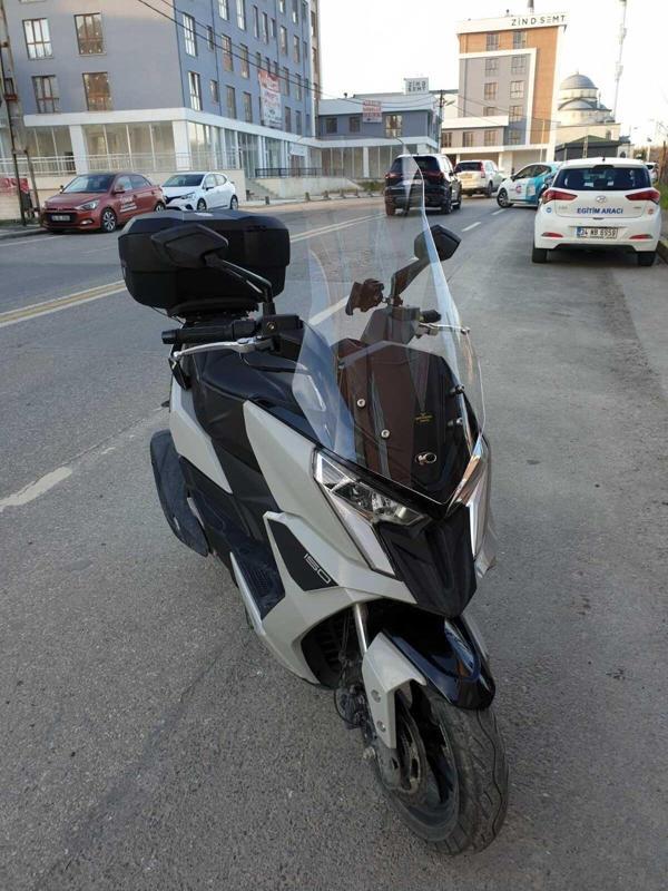 Kymco Dink R 150 Siperlik Ön Cam 2023 2024 Model 68cm Şeffaf Renkli 4mm - Image 1