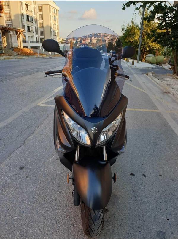Suzuki Burgman 125 200 Siperlik Ön Cam 2002 2012 Model 54cm Açıkfüme Renkli 4mm - Image 1