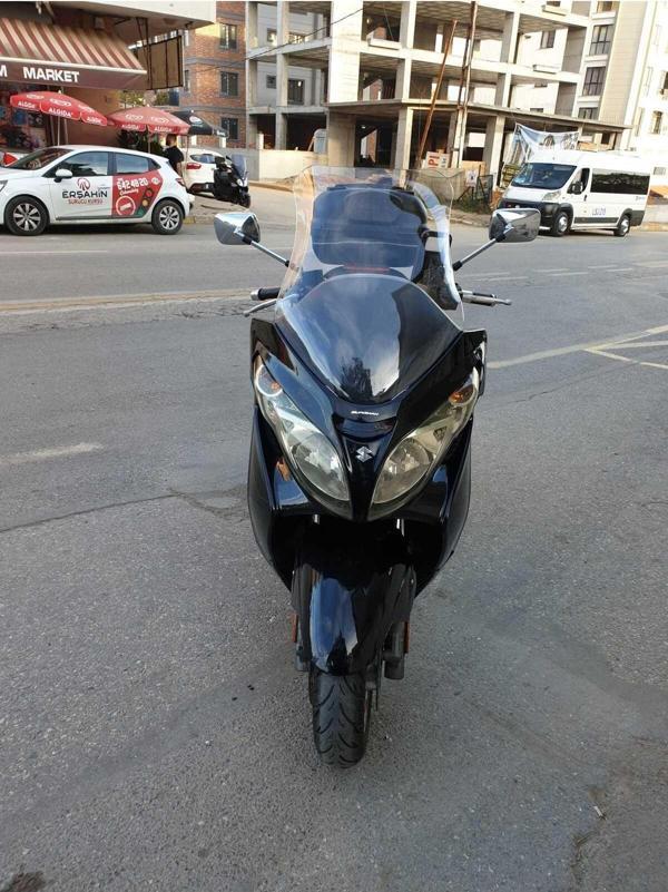 Suzuki Burgman 400 K7 Siperlik Ön Cam 2007 2015 Model 70cm Şeffaf Renkli 4mm - Image 1