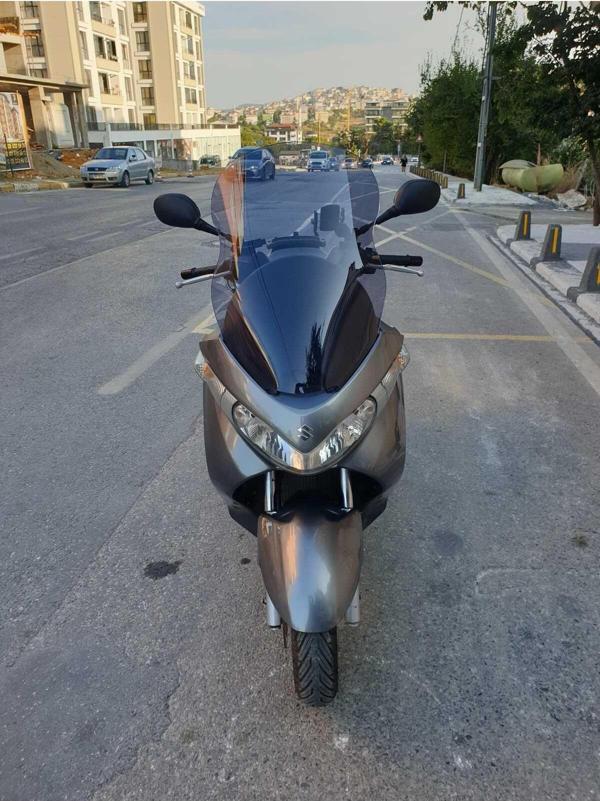 Suzuki Burgman UH 200 Siperlik Ön Cam 2006 2013 Model 61cm Açıkfüme Renkli 4mm - Image 1