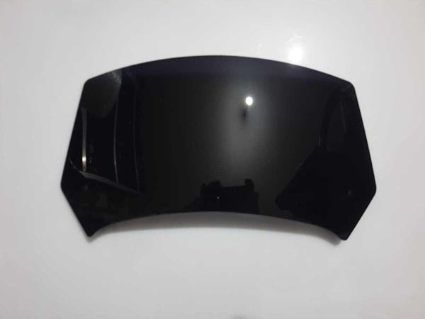 Rüzgar Saptırıcı Deflektör Camı 1 Delikli 32x12cm Siyah Renkli (SADECE CAM GÖNDERİLİR) - Image 1