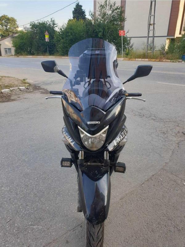 Suzuki İnazuma GW 250F Siperlik Ön Cam 2014-2017 Model 50cm Açıkfüme Renkli 4mm - Image 1