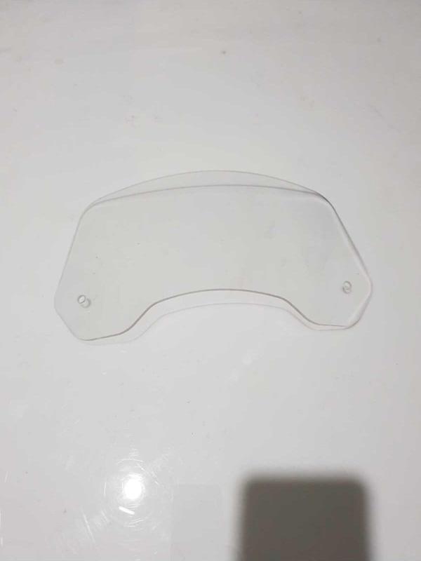 Rüzgar Saptırıcı Deflektör Camı 1 Delikli 32x15cm Şeffaf Renkli (SADECE CAM GÖNDERİLİR) - Image 1