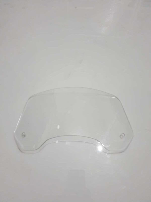 Rüzgar Saptırıcı Deflektör Camı 1 Delikli 35x12cm Şeffaf Renkli (SADECE CAM GÖNDERİLİR) - Image 1
