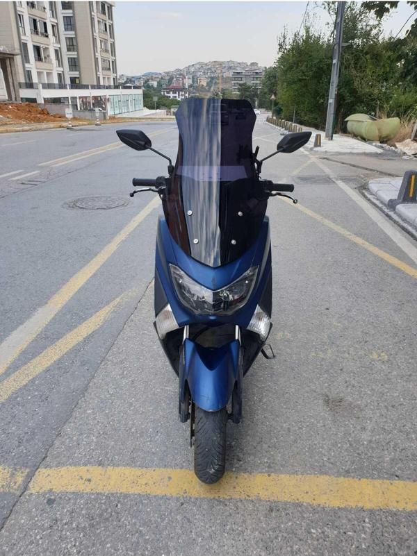 Yamaha Nmax Siperlik Ön Cam 2015 2020 Model 69cm Siyah Renkli 4mm - Image 1