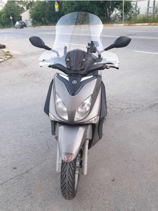 Yamaha Xcity 250 Siperlik Ön Cam 2011 2016 Model 50cm Şeffaf Renkli 4mm ELCİK KORUMALI - Image 1
