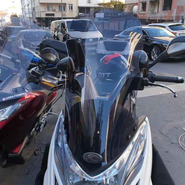 Kymco G Dink 150 250i Siperlik Ön Cam 2013 Model 66cm Açıkfüme Renkli 4mm - Image 1