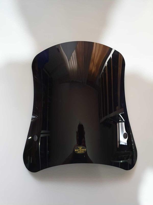 Vespa Gtv 300 Siperlik Ön Cam 2014 2016 Model 55cm Siyah Renkli 4mm APARAT GÖNDERİLMEYECEK - Image 1