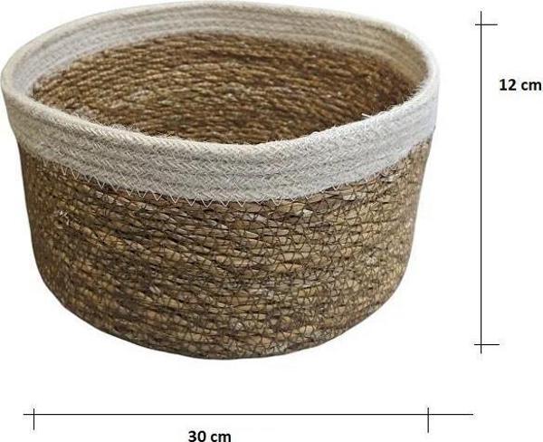 Panalı Naturel Yuvarlark Organize Sepet XXXL Boy PNL-PH40XXXL - Image 1