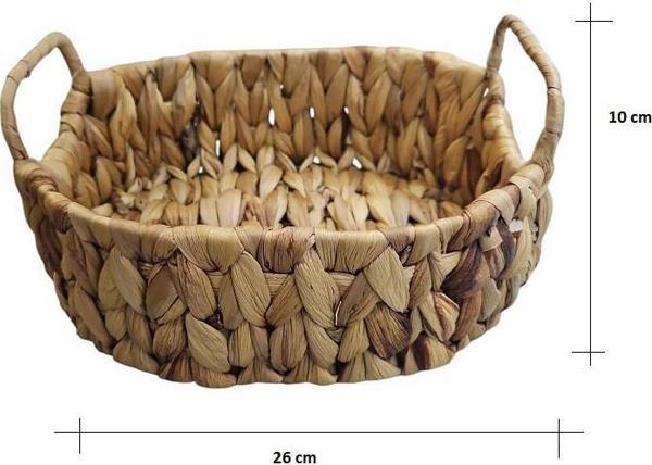Panalı Naturel Oval Sepet M Boy PNL-22098M - Image 1