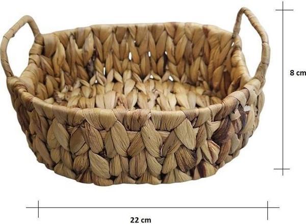 Panalı Naturel Oval Sepet S Boy PNL-22098S - Image 1
