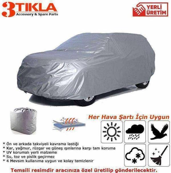 Volvo V40 2003 İçin 4 Mevsim Kullanımlı, Su ve Toz dan Koruyan Miflonlu Araba Örtüsü - Image 1