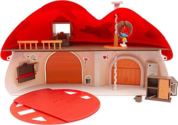 Smurfs Fire Station Sesli İtfaiye İstasyonu Oyun Seti - Image 1