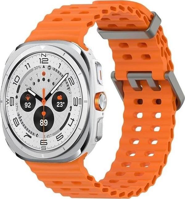 Haino Teko Watch Ultra Amoled Ekran WaterProof Akıllı Saat 3 Kordonlu Titanyum Gümüş 47mm - Image 1