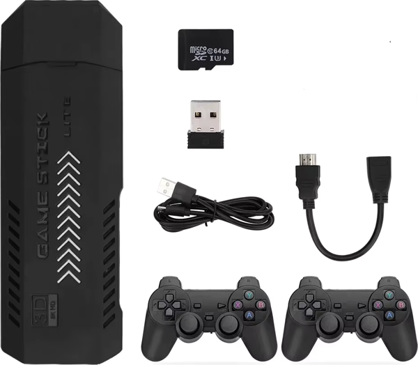 ScHitec Retro 4K Game Stick 3D Arcade Atari Makinesı 35000 Oyunlu Konsol - Image 1