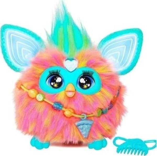 Furby Mercan Renkli Interaktif Pelüş Oyuncak F6744 Lisanslı Ürün - Image 1