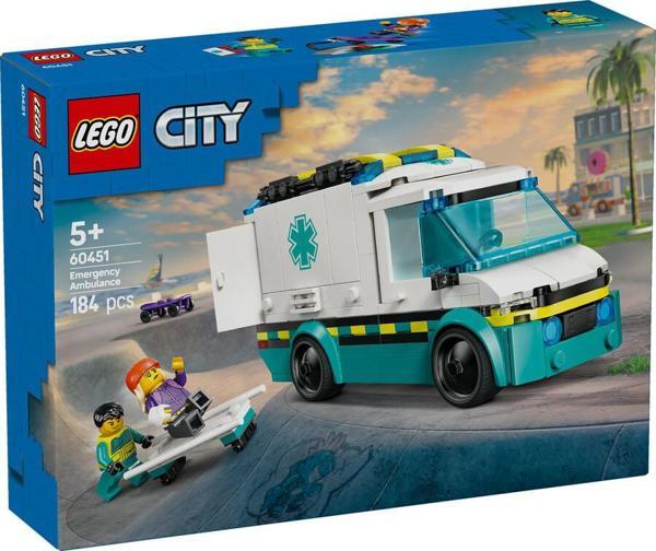 LEGO City 60451 Emergency Ambulance - Image 1