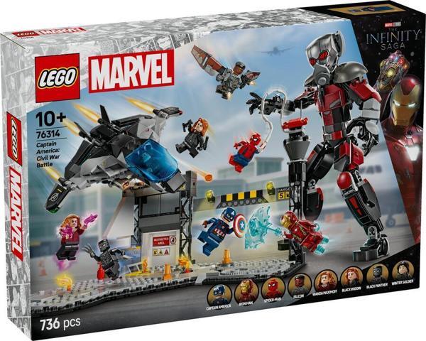 LEGO Super Heroes 76314 Captain America: Civil War Action Battle - Image 1