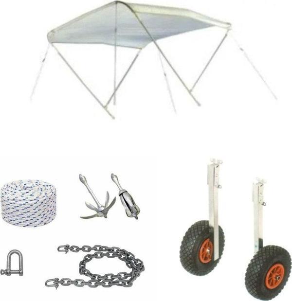 Şişme Bot Aksesuarları (Tente + Çapa Set + Tekerlek) - Image 1