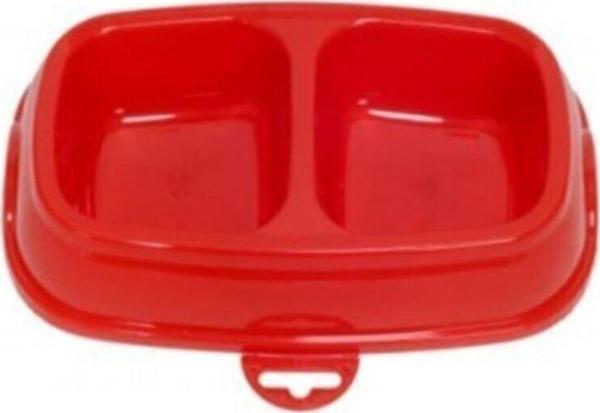 Mio Küçük Ikili Mama Kabı Sarı Renk( 12,5X21X5) - Image 1