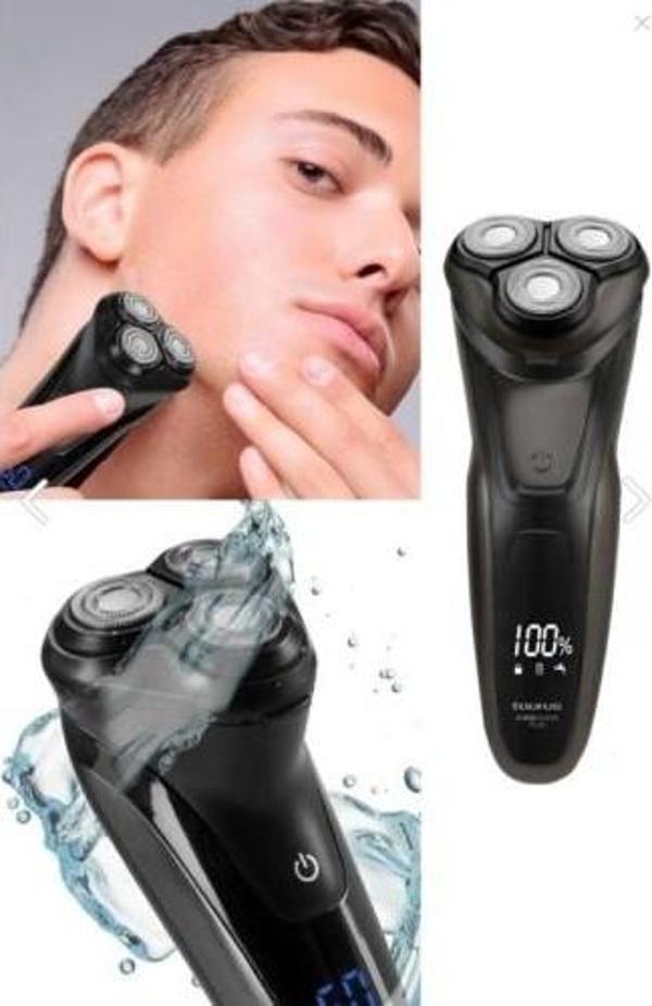 3 Başlıklı Şarjlı Erkek Tıraş Makinesi - Image 1
