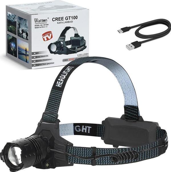 GT100 Led Şarjlı Kafa Lambası WT-628 - Image 1