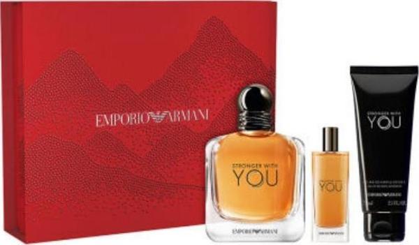 Emporio Armani LF363900 Stronger With You Edt 100 ml Set  Erkek Parfüm - Image 1