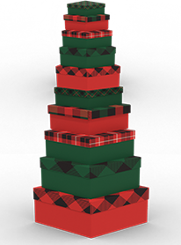 Ekstrafix Hediye Kutusu Dkdrtgn 10 Lu Chrismasekose Hk-108 - Image 1