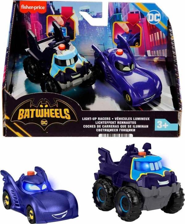 Fisher-Price Oyuncak Batwheels Araba Işıklı Yarışçılar HML25 - Image 1