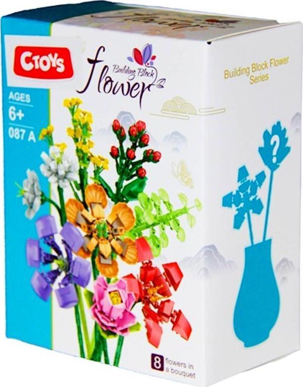 Ctoy Oyuncak Mini Blok Flower 087A (Karışık Model 1 Adet) - Image 1