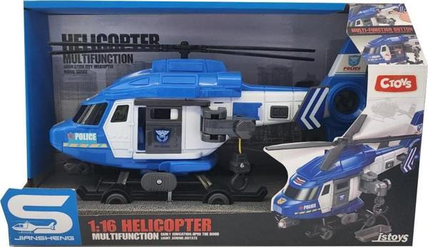 Ctoy Oyuncak  Işıklı ve Sesli Helikopter JS128B - Image 1