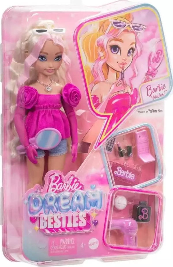 Mattel Oyuncak Barbie Dream Besties Ana Karakter Bebekleri Malibu Hyc21 (Karışık Model 1 Adet) - Image 1