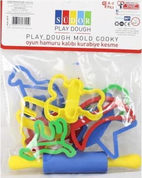 Südor Oyun Hamuru Kalıbı Kurabiye Kesme 8 Parça S015 - Image 1